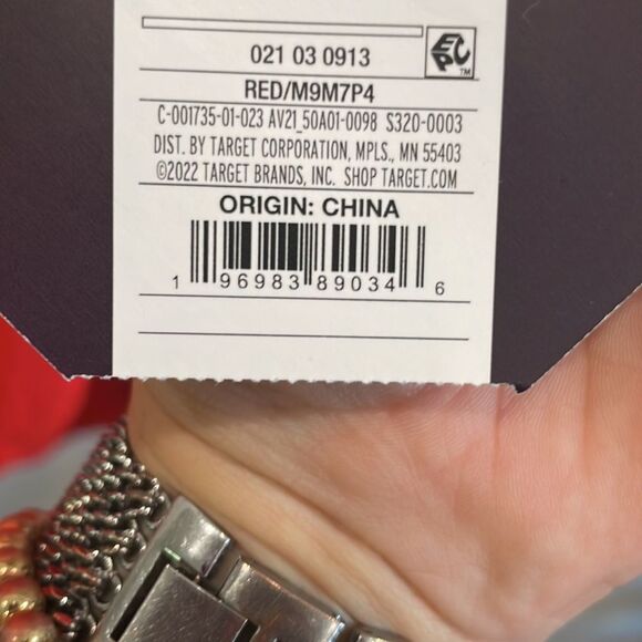 NEW Red Ava & Viv Balloon Sleeve Tulip Wrap Dress Size 2X - Picture 3 of 8